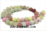 JADE38 15 inches 12mm round mashan jade gemstone beads