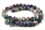 JADE424 15 inches 4mm round persia jade gemstone beads