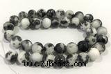 JADE434 15 inches 4mm round persia jade gemstone beads