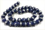 JADE507 15 inches 10mm round silvery jade gemstone beads