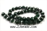 JADE519 15 inches 4mm round silvery jade gemstone beads