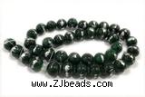 JADE521 15 inches 8mm round silvery jade gemstone beads