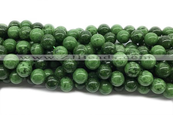 JADE683 15 inches 12mm round Russian jade gemstone beads