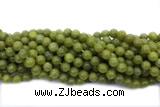 JADE686 15 inches 8mm round lemon jade gemstone beads