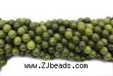 JADE687 15 inches 10mm round lemon jade gemstone beads