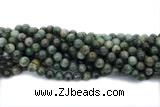 JADE690 15 inches 8mm round green jade gemstone beads
