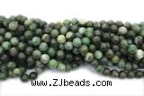 JADE691 15 inches 10mm round green jade gemstone beads