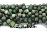 JADE693 15 inches 14mm round green jade gemstone beads