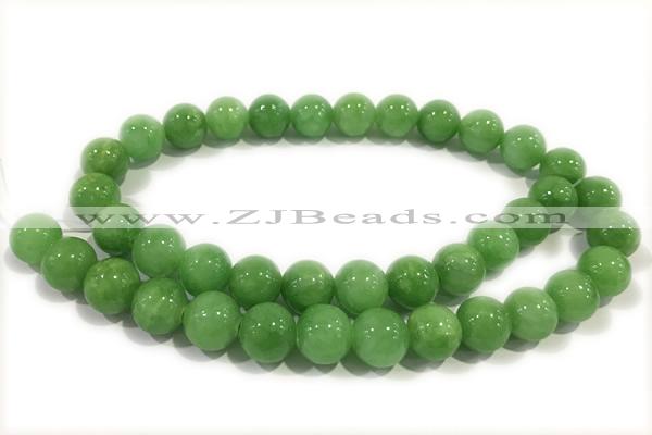 JADE74 15 inches 4mm round honey jade gemstone beads