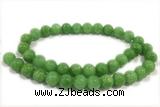 JADE76 15 inches 8mm round honey jade gemstone beads