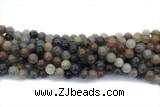 JASP06 15 inches 8mm round fancy jasper gemstone beads