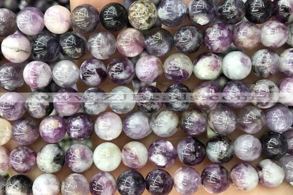 KUNZ25 15 inches 8mm round kunzite gemstone beads