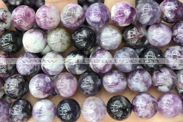 KUNZ29 15 inches 12mm round kunzite gemstone beads