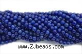 KYAN01 15 inches 7mm round blue kyanite gemstone beads