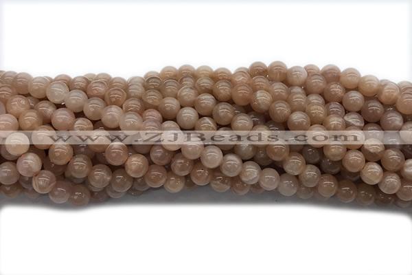MOON01 15 inches 6mm round moonstone gemstone beads