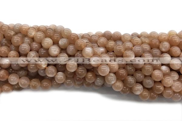 MOON02 15 inches 8mm round moonstone gemstone beads