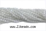 MOON06 15 inches 6mm round white moonstone gemstone beads