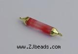 NGC5946 8*40mm tube cherry quartz connectors wholesale