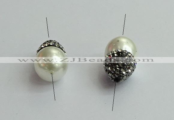 NGC6616 12*22mm - 13*20mm teardrop shell pearl connectors