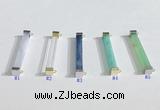 NGC7020 3*32mm cuboid  mixed gemstone connectors wholesale