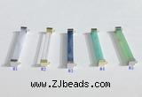 NGC7020 3*32mm cuboid  mixed gemstone connectors wholesale