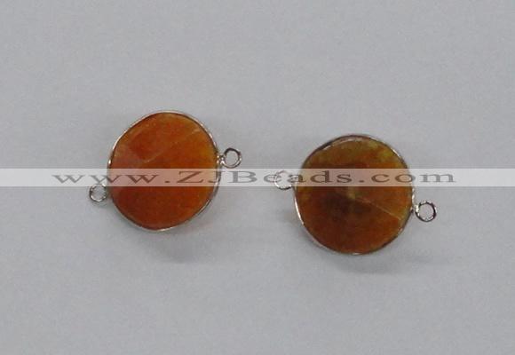 NGC876 15*20mm bicone agate gemstone connectors wholesale