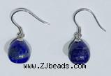 NGE426 10*10mm teardrop lapis lazuli earrings wholesale