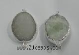 NGP1045 20*30mm - 25*35mm freeform druzy agate beads pendant