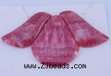 NGP112 Dyed rhodochrosite gemstone pendants set jewelry wholesale