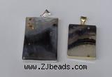 NGP1156 25*35mm - 40*50mm freeform montana agate pendants