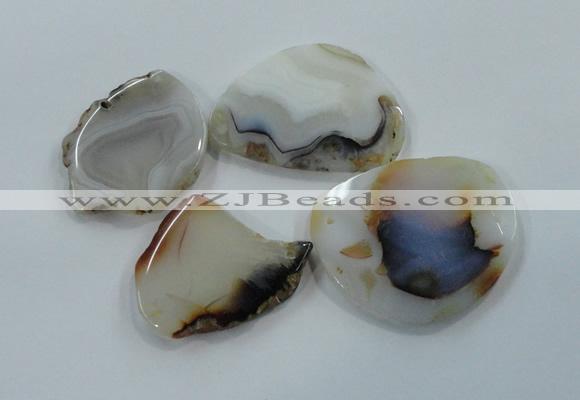 NGP1179 40*55mm - 50*75mm freeform agate gemstone pendants wholesale