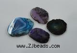 NGP1184 35*50mm - 50*65mm freeform agate gemstone pendants wholesale