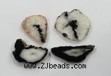 NGP1191 35*50mm - 50*80mm freeform agate gemstone pendants wholesale