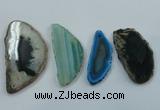 NGP1198 30*50mm - 40*70mm freeform agate gemstone pendants wholesale