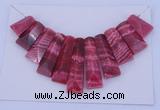 NGP124 Dyed rhodochrosite gemstone pendants set jewelry wholesale