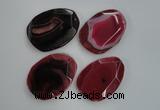 NGP1241 40*50mm - 45*55mm freeform agate gemstone pendants wholesale