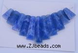 NGP125 Dyed blue lace agate gemstone pendants set jewelry wholesale