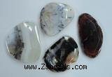 NGP1255 45*55mm - 55*65mm freeform agate gemstone pendants wholesale