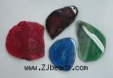 NGP1268 40*55mm - 60*80mm freeform agate gemstone pendants wholesale