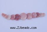 NGP130 Fashion pink opal gemstone pendants set jewelry wholesale