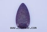 NGP143 2pcs 30*60mm teardrop kunzite gemstone pendants