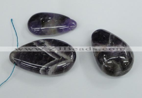 NGP1460 22*38mm - 30*50mm freeform amethyst gemstone pendants