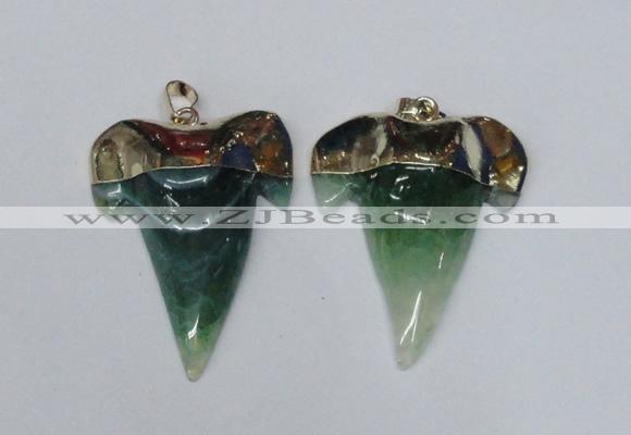 NGP1591 32*42mm - 35*45mm agate gemstone pendants
