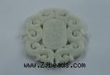 NGP1603 71*71mm Carved natural hetian jade pendants wholesale