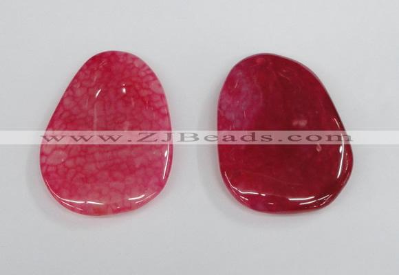 NGP1864 40*52mm - 40*58mm freeform agate gemstone pendants