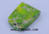 NGP194 11*31*40mm dyed imperial jasper gemstone pendant jewelry