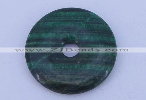 NGP216 5*35mm fashion dyed malachite gemstone donut pendant