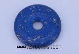 NGP217 5*30mm fashion dyed lapis lazuli gemstone donut pendant