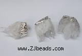 NGP2255 30*35mm - 35*40mm nuggets druzy quartz pendants