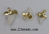 NGP2320 18*25mm - 25*30mm teeth-shaped shell pendants